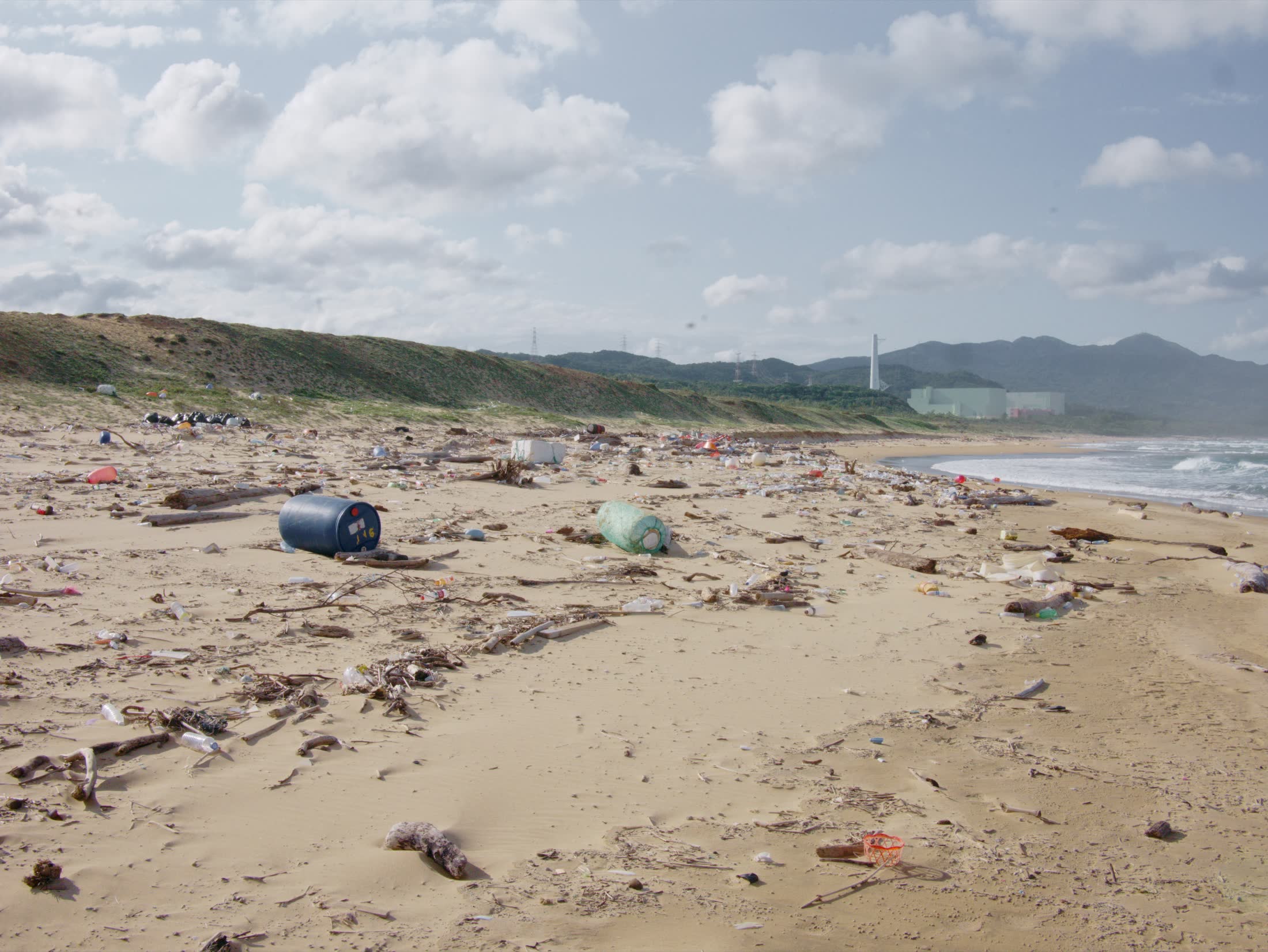 Trash beach